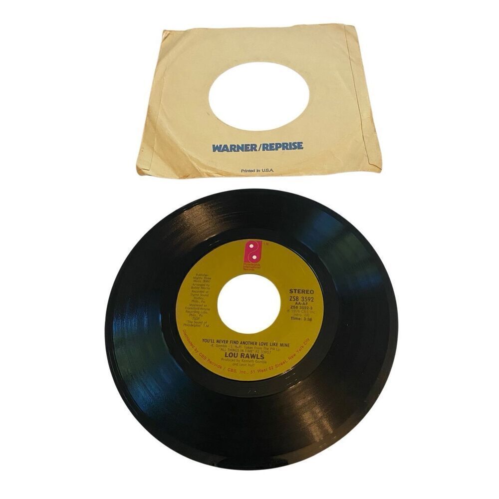 Lou Rawls Lets Fall In Love All Over Again 45 RPM Vinyl Philadelphia Soul Record